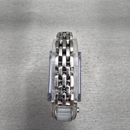 Citizen Eco-Drive Watch Women 15mm MOP Dial Silver Tone Gemmed G620-S057591 Runs4
