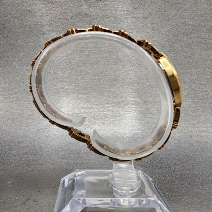 Seiko Watch Women 17mm MOP Dial Gold Tone Octagon 1n000ld0 New Battery9