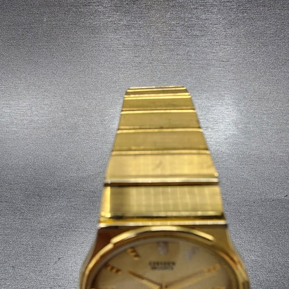 Citizen CQ Watch Women 30mm Champagne Dial Gold Tone Round 6031-G04118 PARTS
