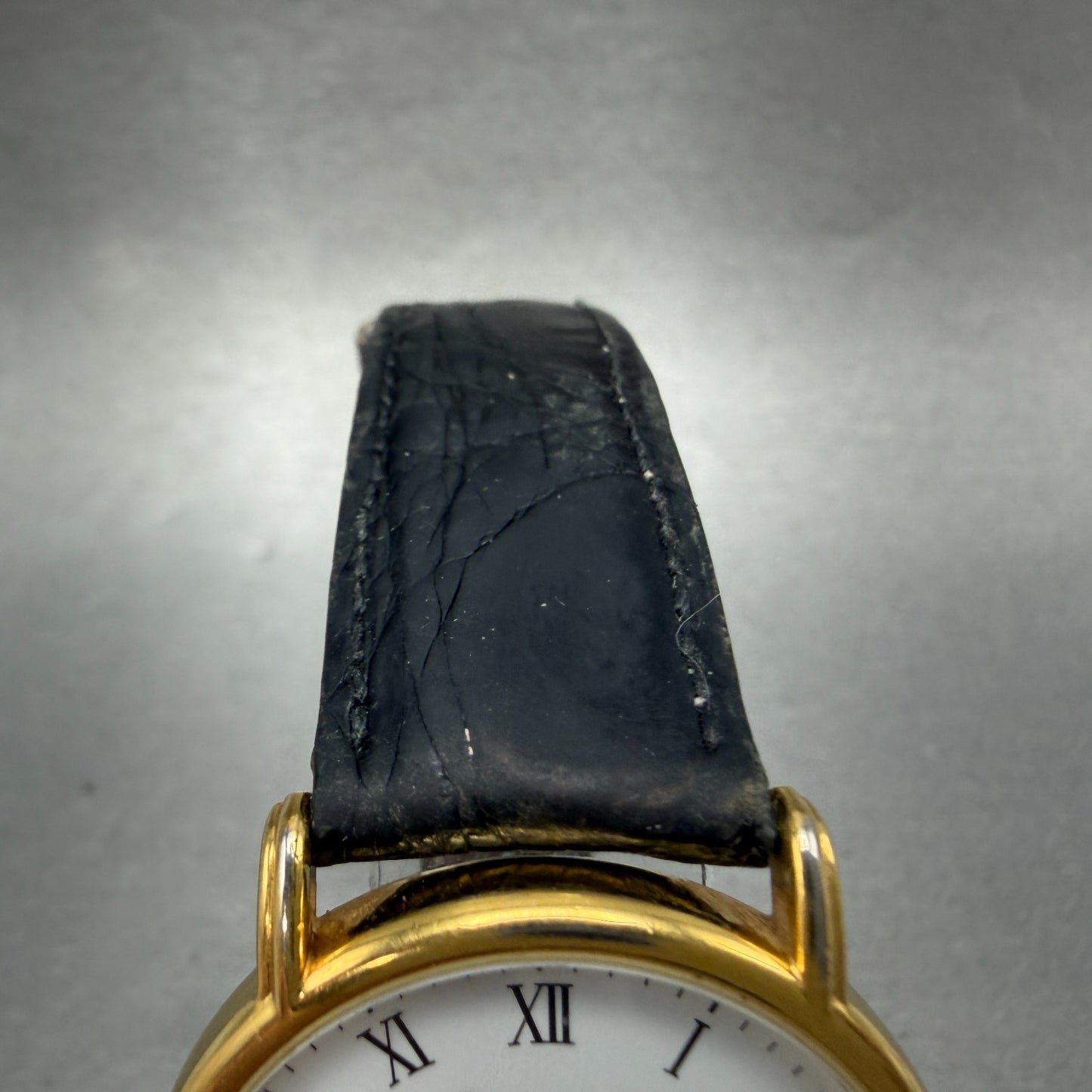 Bulova Watch Men 34mm White Dial Gold Tone Date Round 97B13 New Battery Vintage4
