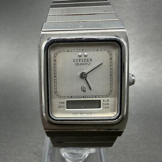 Citizen CQ Analog Digital Watch Women 24mm Silver Dial Steel 8960-094948 PARTS0