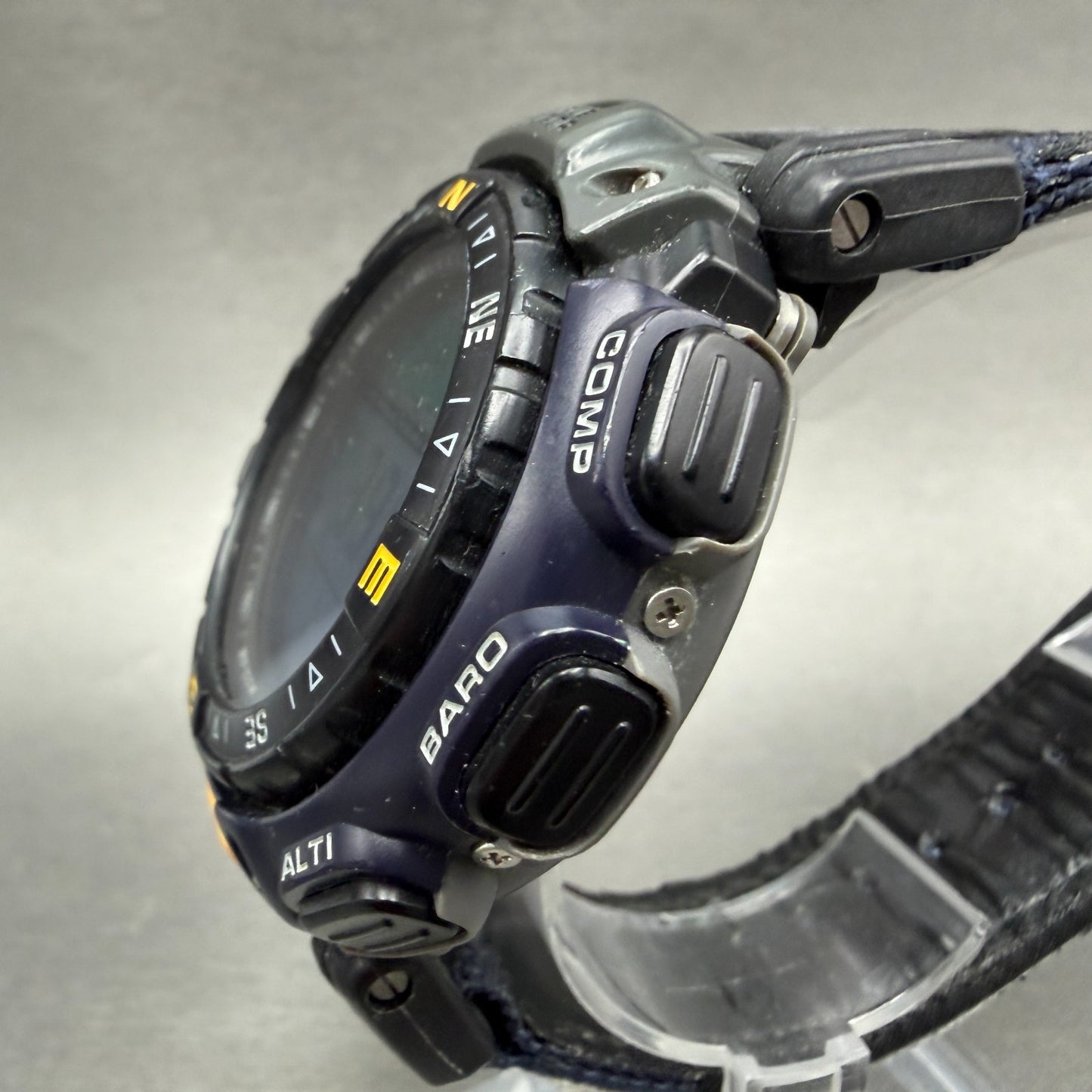 Casio Pathfinder PAG-40 Watch Men 53mm Digital Black Triple Sensor New battery2