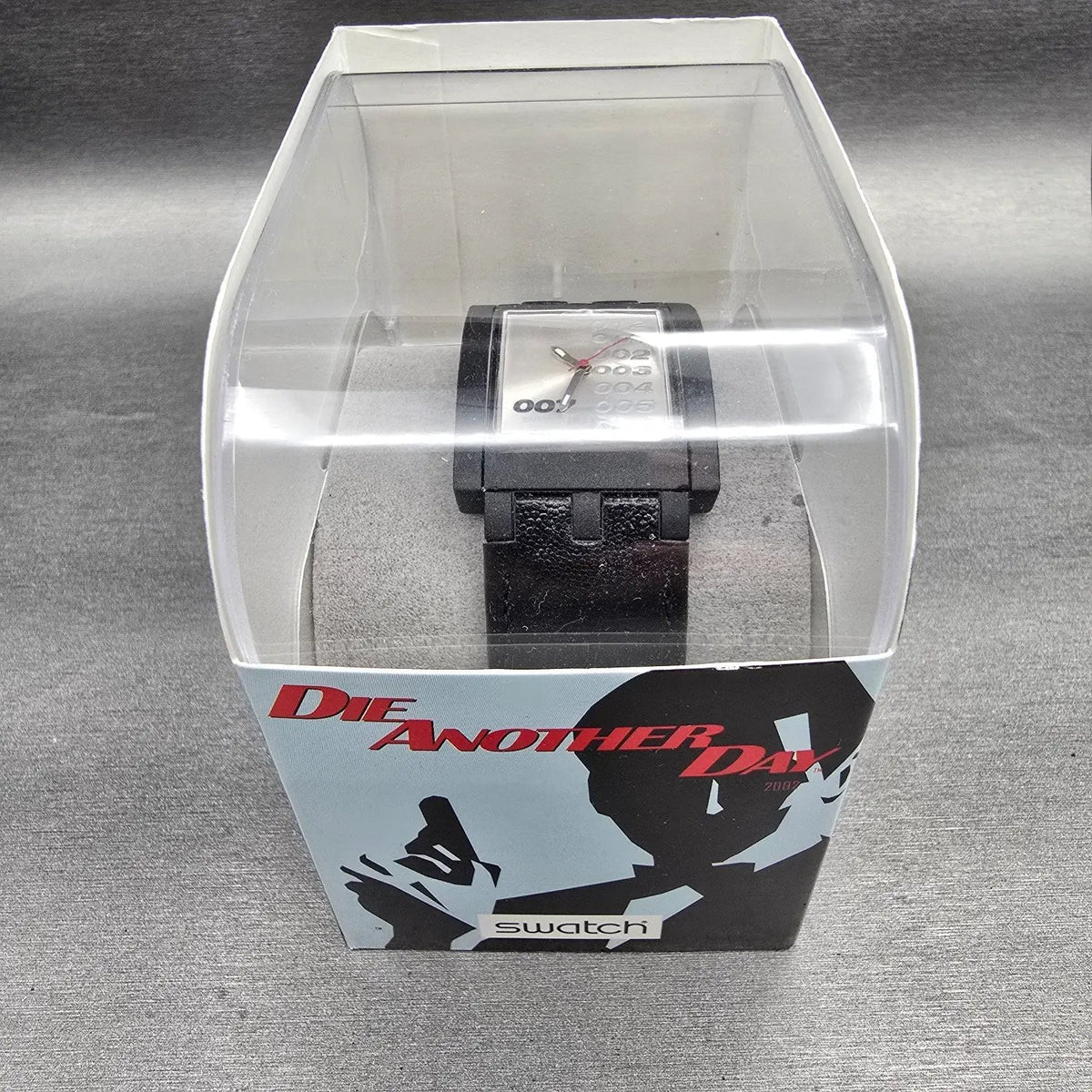 Swatch Turn Over James Bond Die Another Day Watch Men 29mm SUFB100 New Batt NOS9