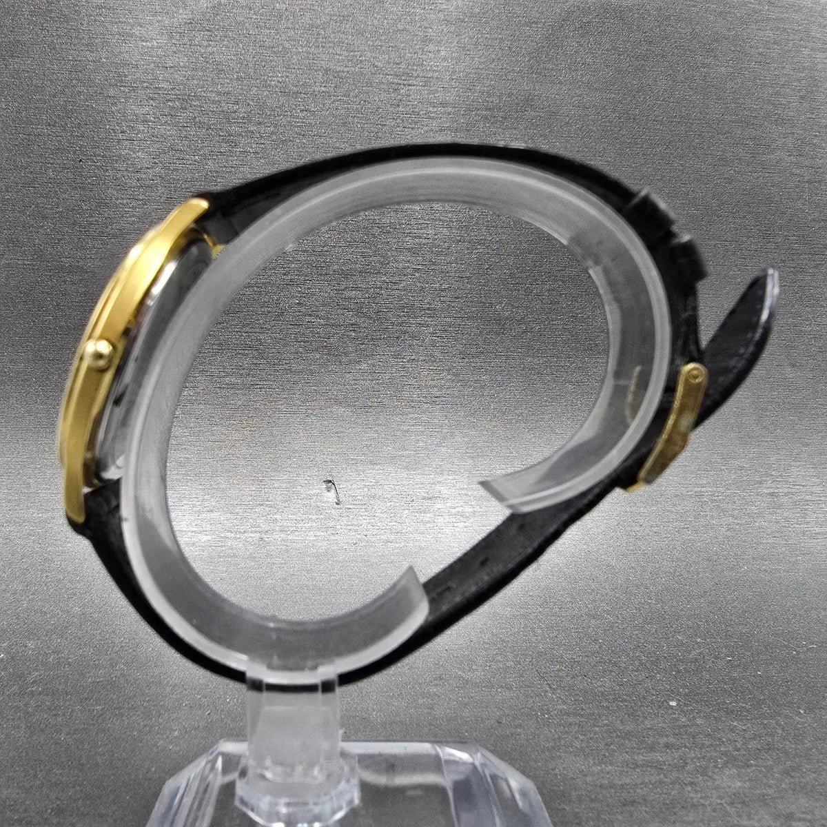 Movado Museum Watch Men 34mm Black Dial Gold Round 87-D1-844 New Battery Box7