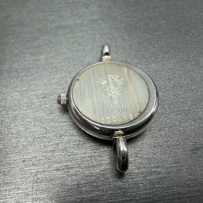 Gucci Watch Women 20mm Blue Dial Sterling Silver Round 2900 New Battery Vintage7