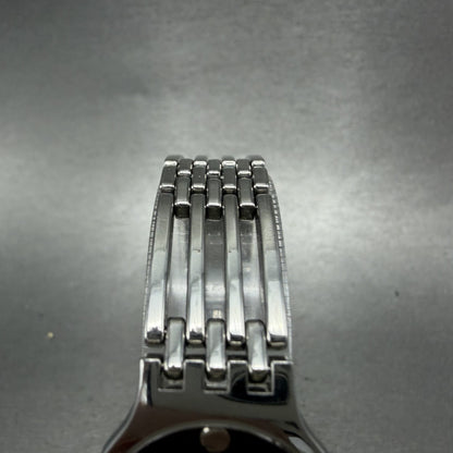 Movado Esperanza Watch Women 23mm Black Dial Silver Tone Round 84-25-811-4 PARTS5