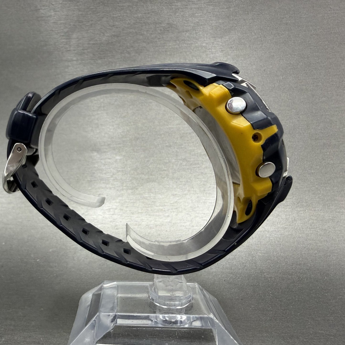 Casio GShock G3011 Watch Men 46mm Digital Blue Yellow Alarm Chrono New Battery8