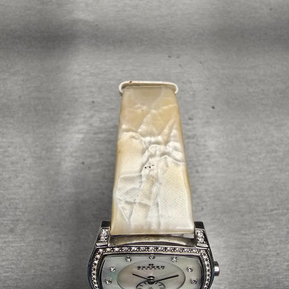 Skagen Watch Women 32mm MOP Dial Silver Tone Gemmed 961SSLW4A New Battery4
