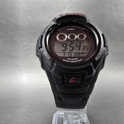 Casio G-Shock GW-530A Watch Men 46mm Black Alarm Chronograph Digital Works Solar5