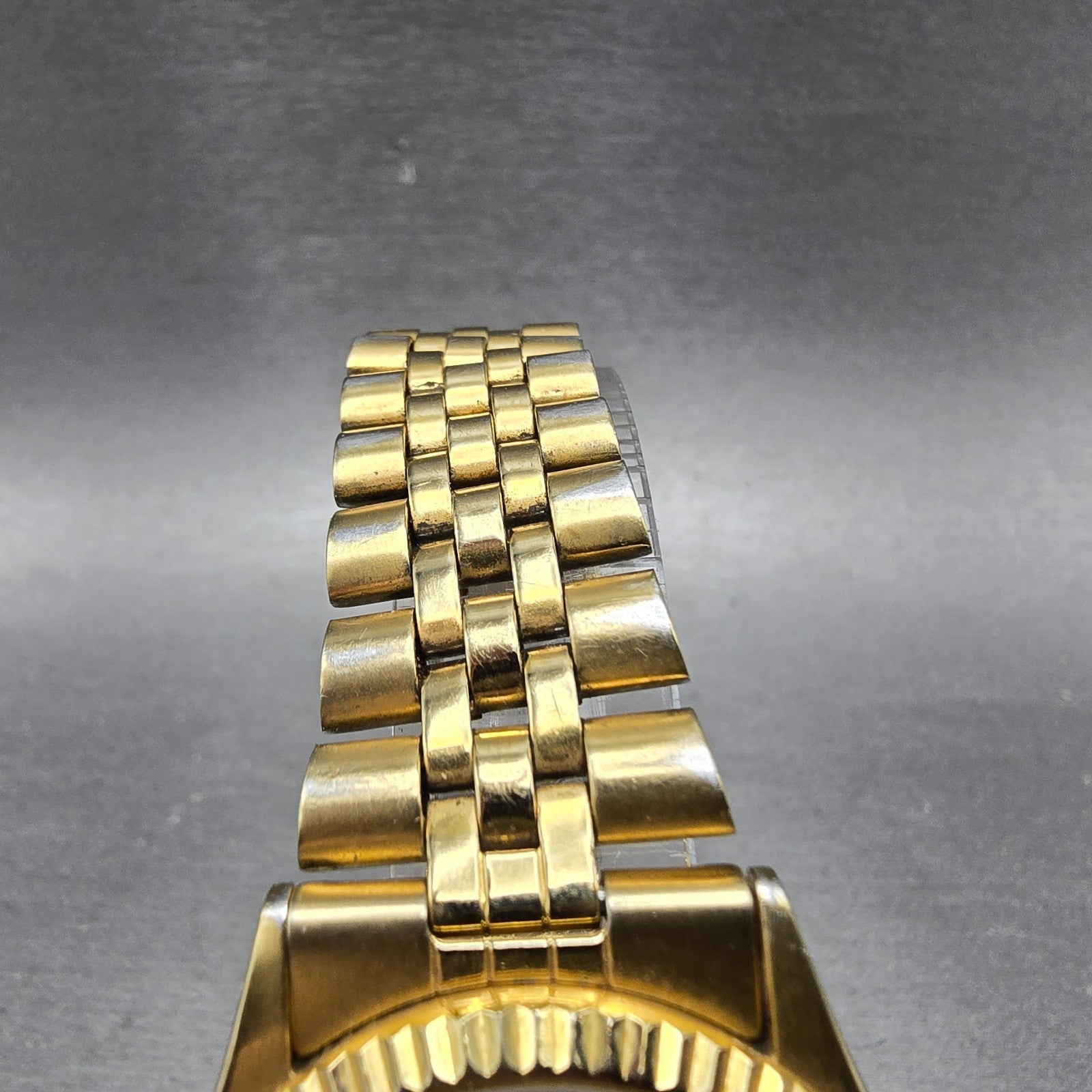 Citizen CQ President Watch Men 35mm Blue Gold Tone Daydate 1102-R12543 PARTS5