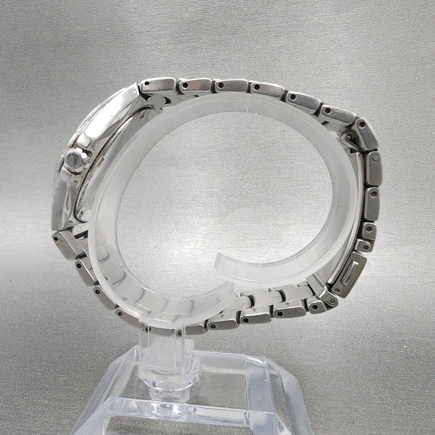 Seiko Watch Men 38mm Blue Dial Silver Tone Date Round 7N427C00 New Bat PARTS!!!7