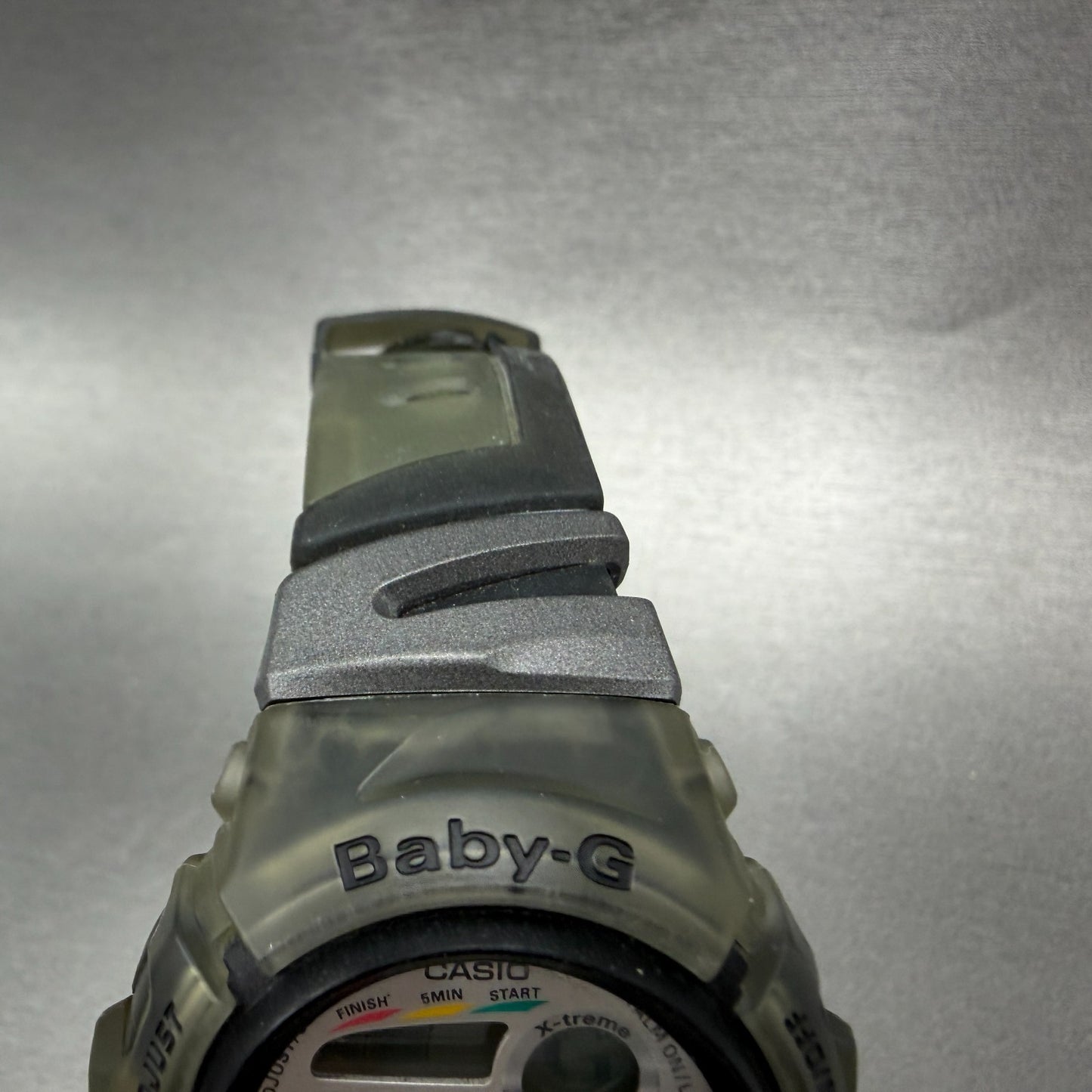 Casio Baby-G BGX-150 Watch Women 39mm Silver Dial Gray Tone Digital New Battery4