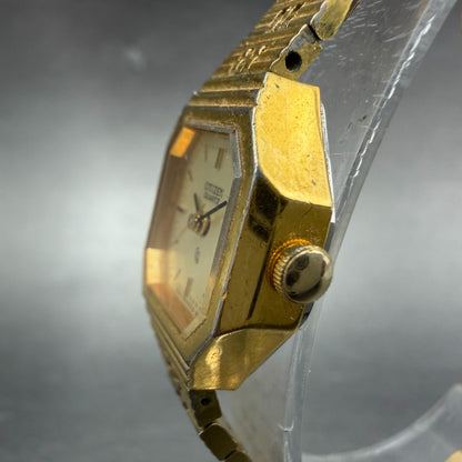 Citizen CQ Watch Women 19mm Champagne Dial Gold Tone 4031-892721 New Battery2