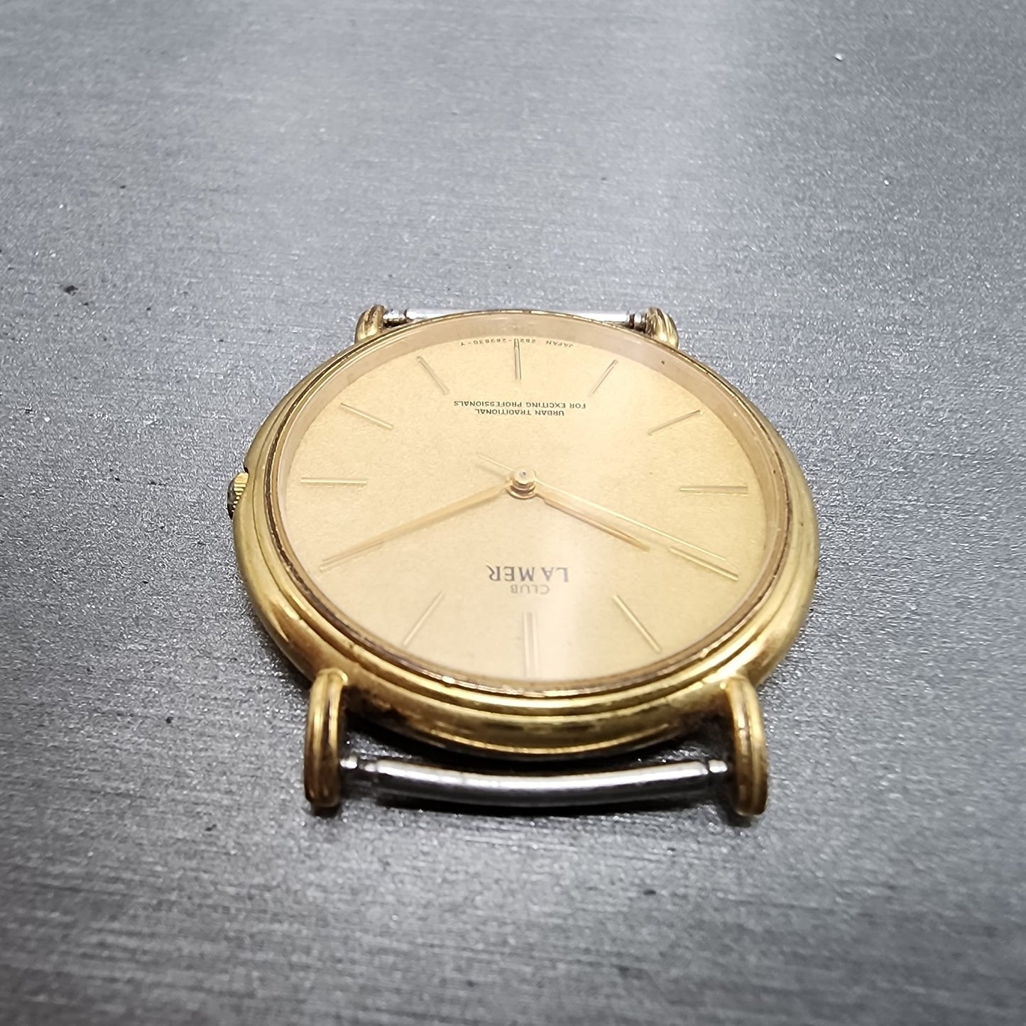 Citizen Club La Mer Watch Men 30mm Champagne Dial Gold Tone 2820269630 New Batt4