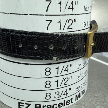 Citizen CQ Tank Watch Men 26mm Black Dial Black & Gold Tone 2820-261399 PARTS11