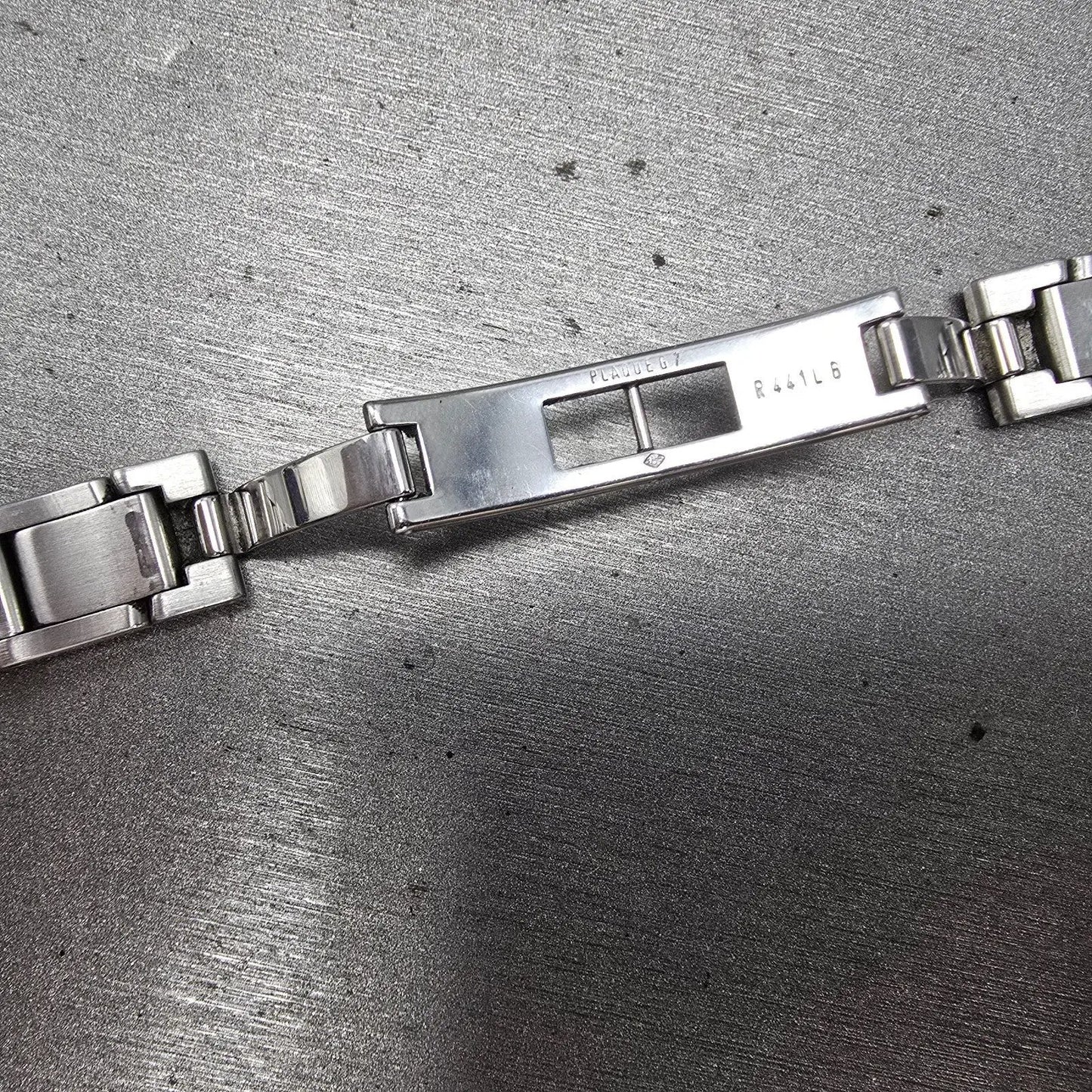 MovadoVerso Bracelet 11mm Two Tone Stainless Steel Butterfly Clasp 85-G4-82514
