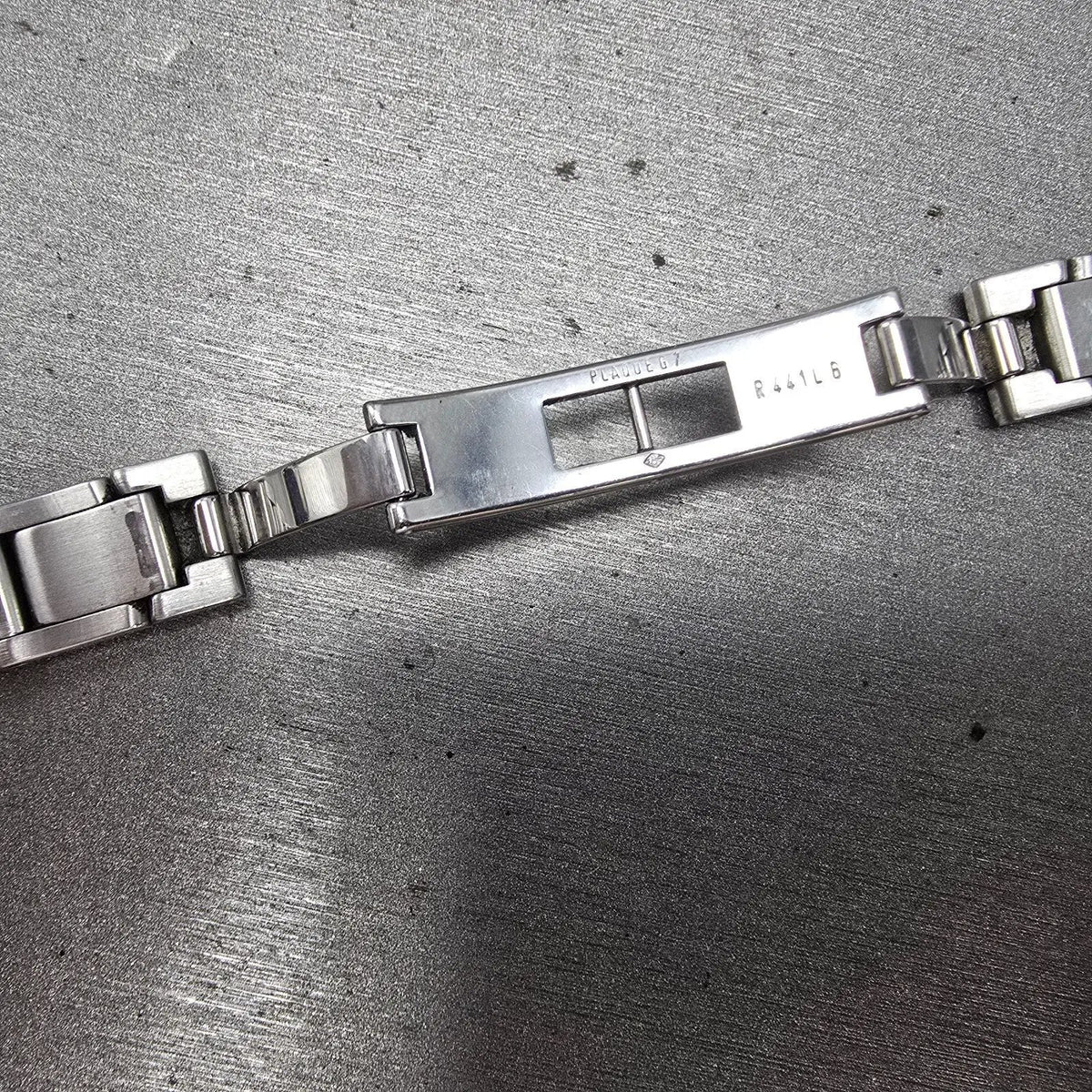 MovadoVerso Bracelet 11mm Two Tone Stainless Steel Butterfly Clasp 85-G4-82514