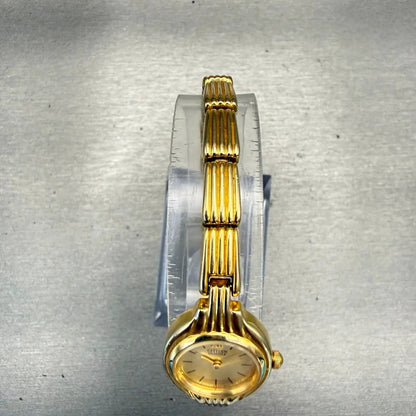Citizen Watch Women 17mm Champagne Dial Gold Tone Oval 5920-S64291 New Battery4
