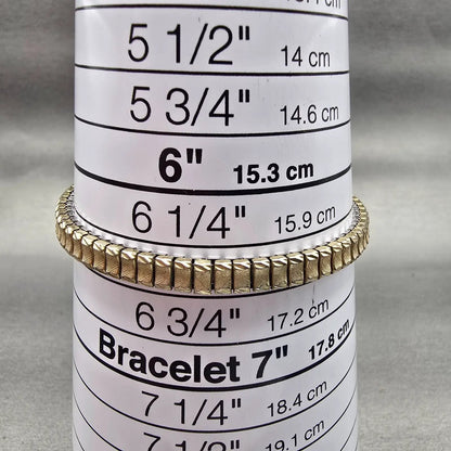 Seiko Watch Women 15mm Champagne Dial Gold Tone Oval 1320-5539 New Battery VTG9