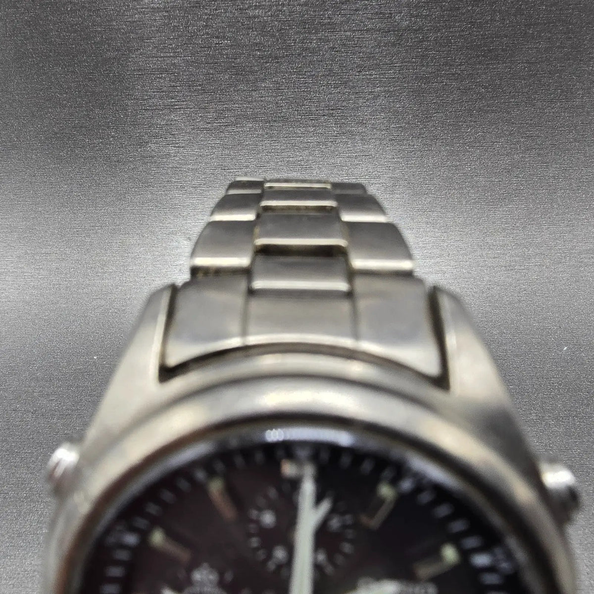 Casio Wave Ceptor WVQ-500 Watch Men 42mm Gray Dial Titanium Alarm Chrono PARTS5