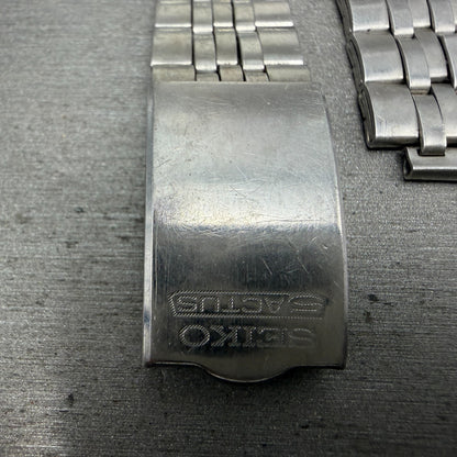 Seiko 5 Actus Bracelet 18mm Silver Tone Stainless Steel XAA047 Vintage4