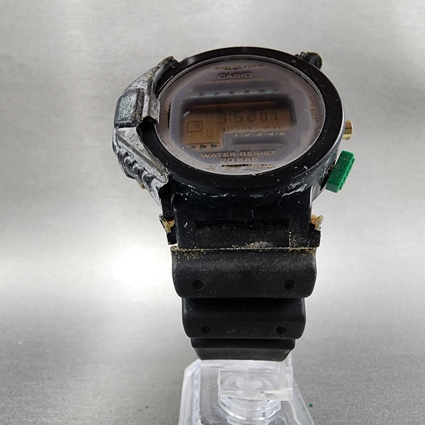 Casio GShock DW6200 Watch Men 44mm Digital Black Tone Alarm Chrono New Battery5