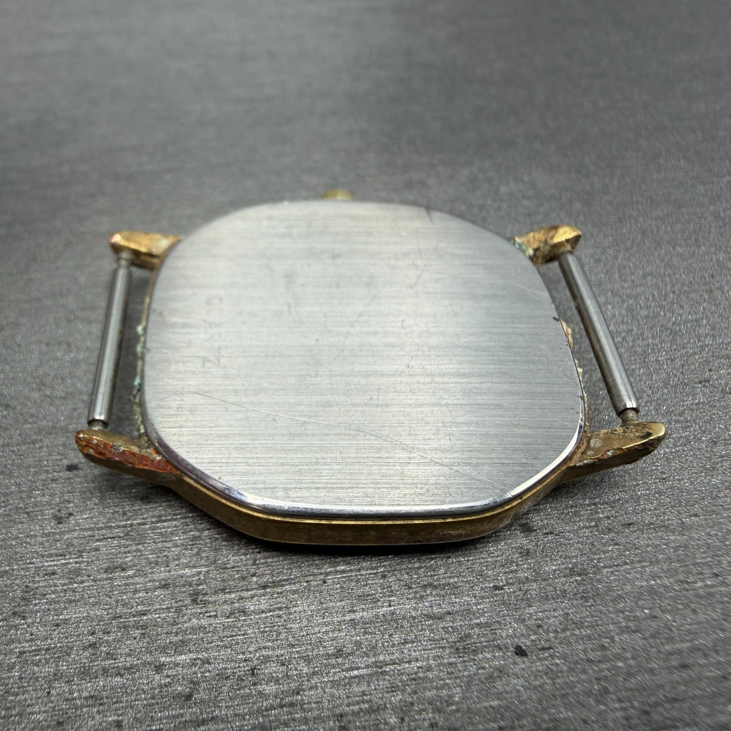 Omega De Ville Watch Men 29mm Champagne Dial Gold Octagon 1417 195.0031 PARTS11