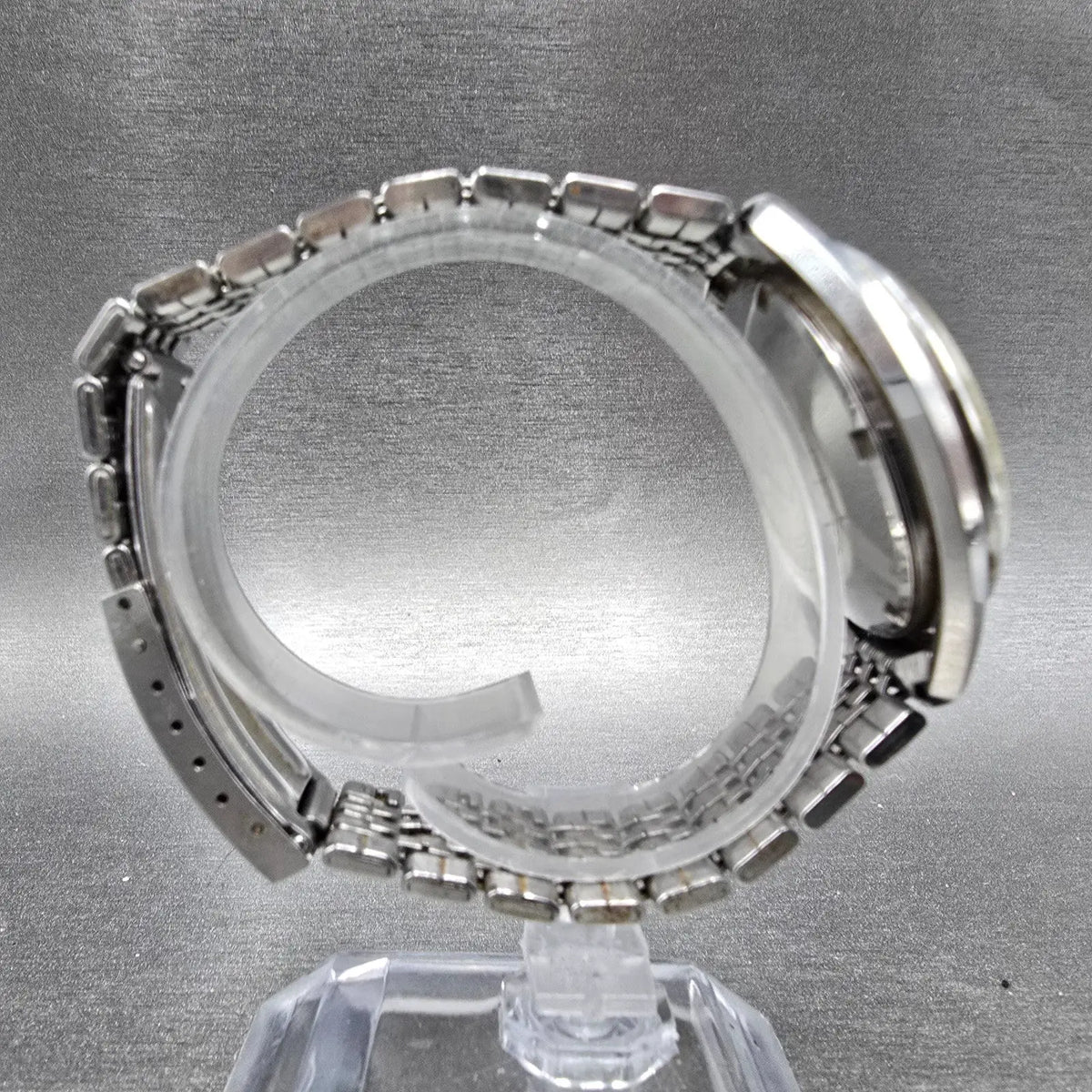 Seiko 5 Actus SS Watch Men 36mm Silver Dial Steel Daydate 6106-7003 Automatic8