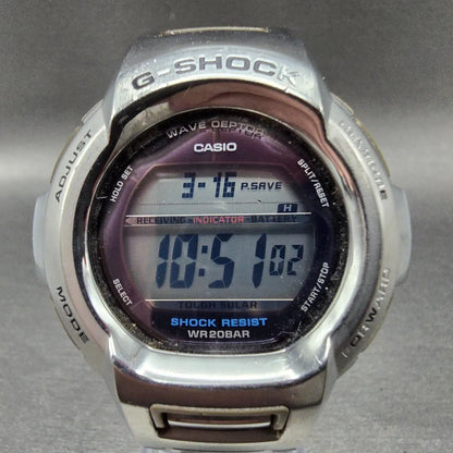 Casio G-Shock GW-600DJ Watch Men 45mm Gray Silver Solar Alarm Chronograph Runs1