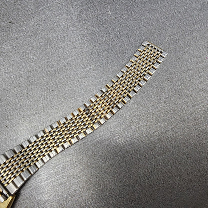 Seiko Lord quartz Watch Men 34mm Cream Dial Gold Tone Daydate 78537010 PARTS9