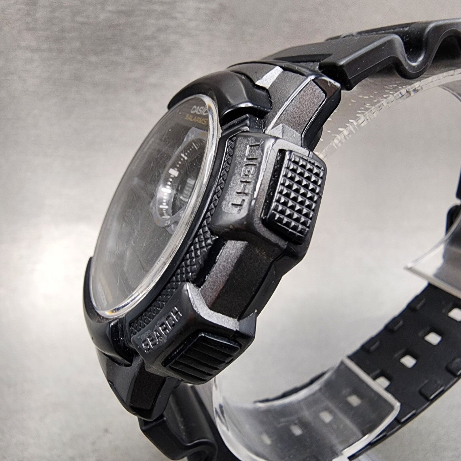 Casio AE1000W World Time Watch Men 43mm Digital Black Tone Alarm Chrono New Bat2