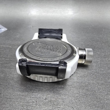 Invicta Russian Diver Watch Men 51mm Black Dial White Ceramic Round 1935 New Bat10