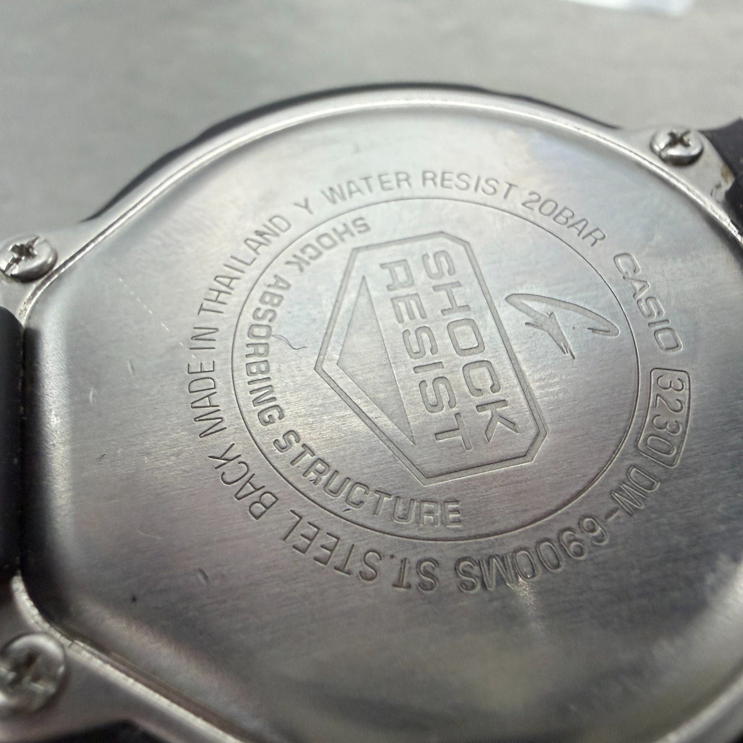 Casio G-Shock DW-6900MS Watch Men 51mm Digital LCD Black Tone Alarm Chrono Works9
