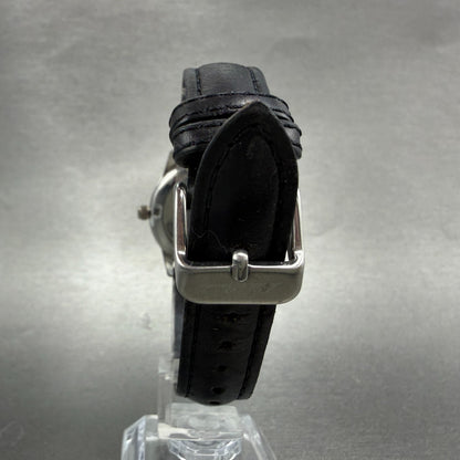 Eddie Bauer Watch Women 29mm Black Dial Silver Tone Date Round New battery7