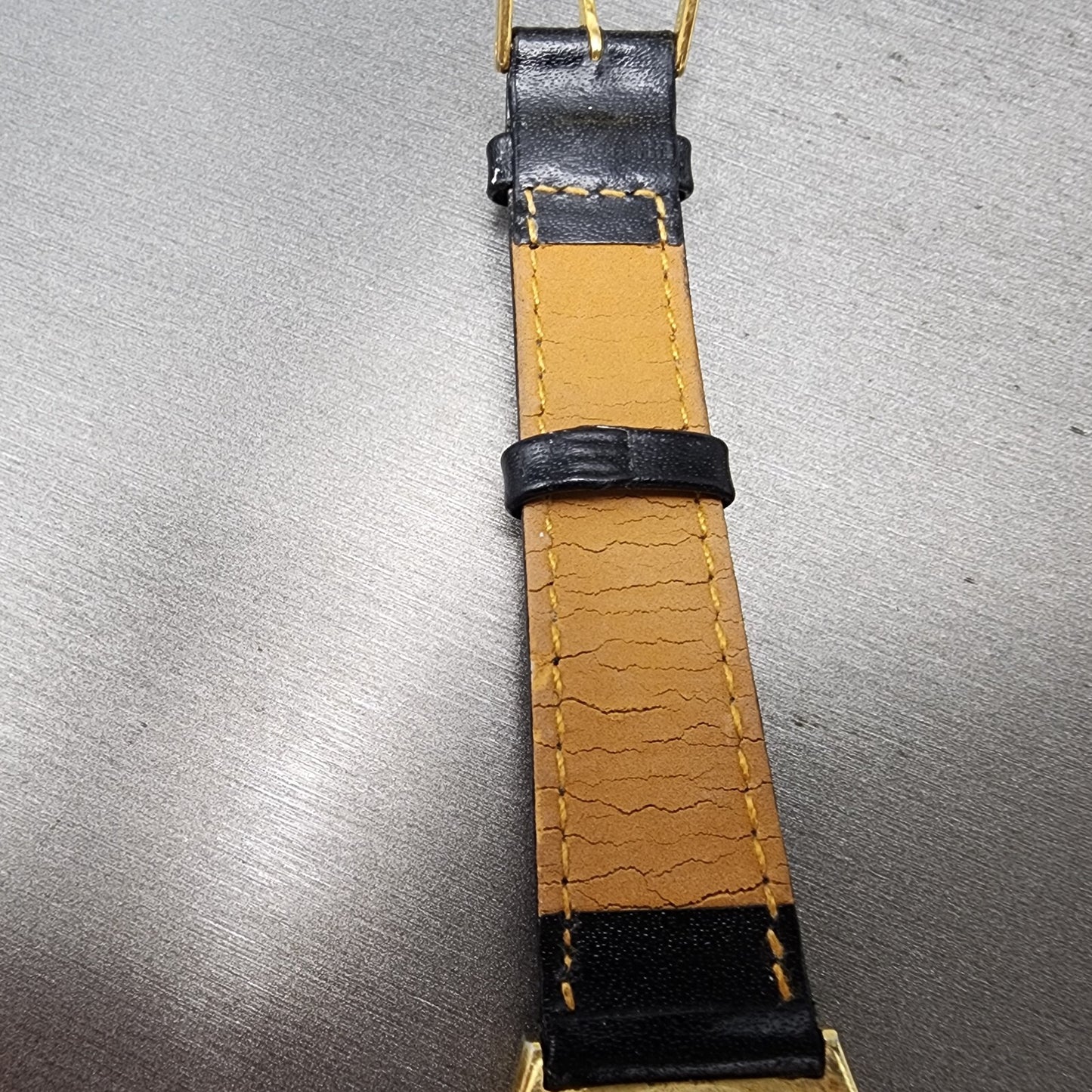 Bulova Watch Men 33mm Champagne Dial Gold Tone Date Round 84352 New Battery