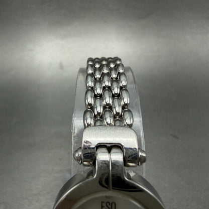 ESQ Watch Women 22mm MOP Dial Silver Tone Round E5418 New Battery4