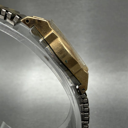 Citizen Phynox Tank Watch Women 16mm Silver Dial 14K Gold Filled Manual Wind Run3