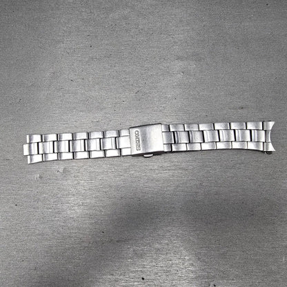 Seiko Bracelet 20mm Stainless Steel Silver Tone Tri Folding Clasp 4A5G1CI Japan0
