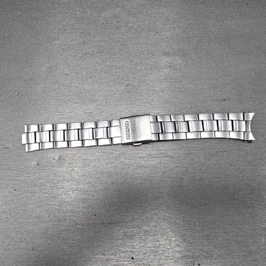 Seiko Bracelet 20mm Stainless Steel Silver Tone Tri Folding Clasp 4A5G1CI Japan0