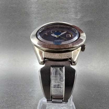 Pulsar Spoon Watch Women 32mm Blue Dial Silver Oval Date V782-5B00 New Battery5