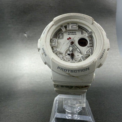 Casio Baby-G Hello kitty Watch Women 44mm White Analog Digital BGA-190KT New Bat5