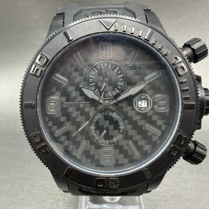 Invicta Jason Taylor Watch Men 54mm Black Dial Black Tone Date 33979 New Battery1