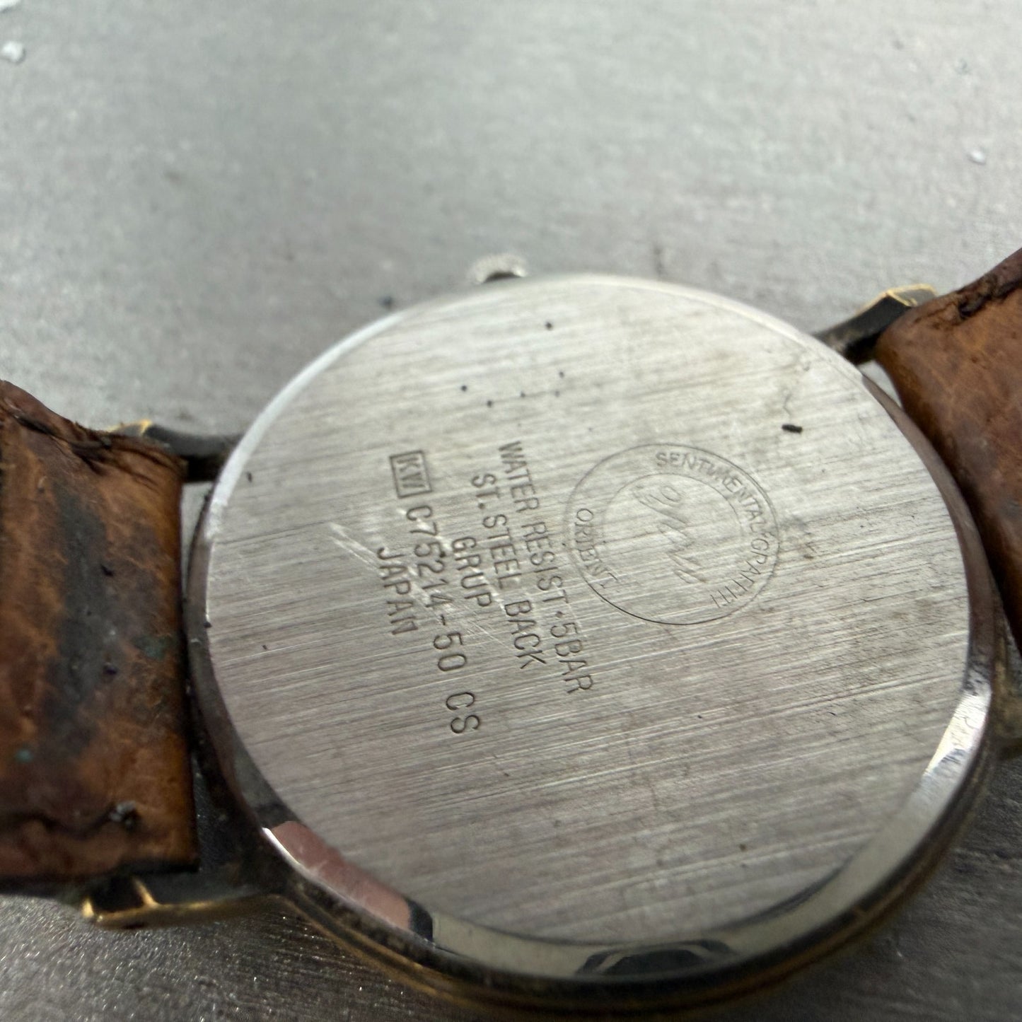 Orient You Watch Men 31mm Champagne Dial Gold Tone Round C75214-50 New battery9