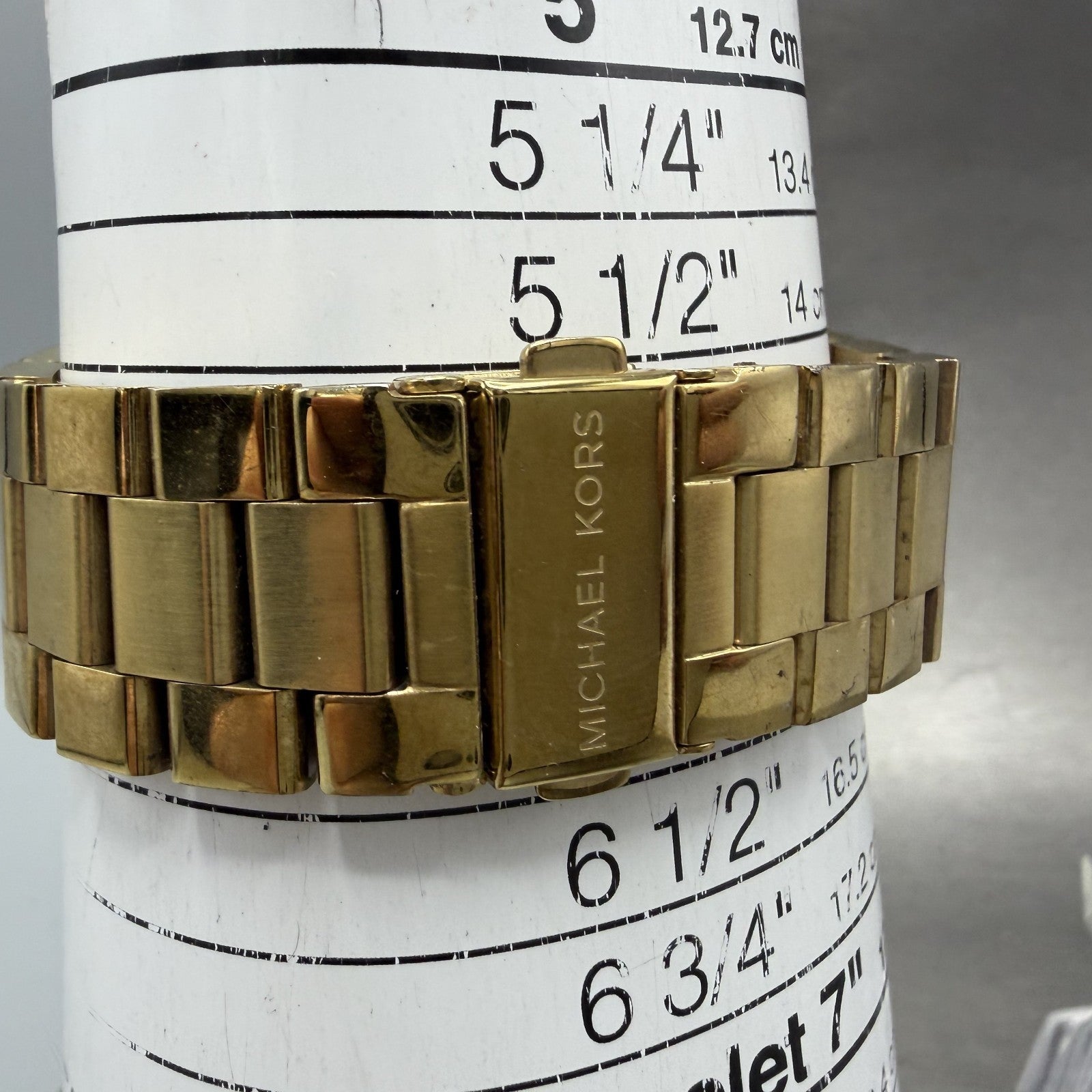 Michael Kors Channing Watch Women 38mm Turquoise Dial Gold Tone MK5894 New Batt10