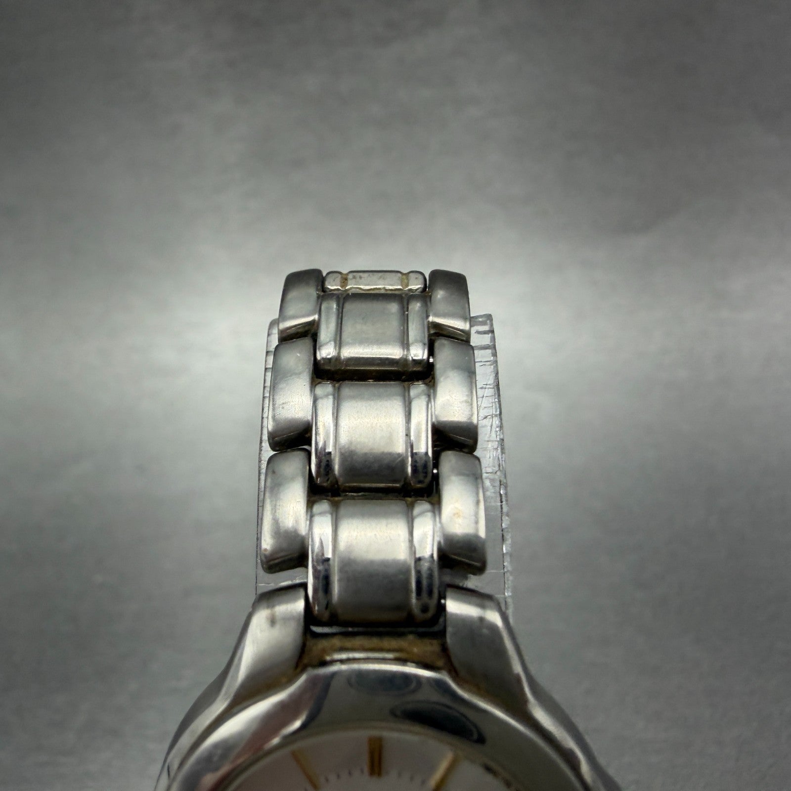 Seiko Spirit Watch Women 25mm Silver Dial Titanium Date 7N82-0380 New Battery4