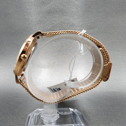 Coach Perry Horse Watch Women 36mm White Dial Rose Gold Tone Round 145031266