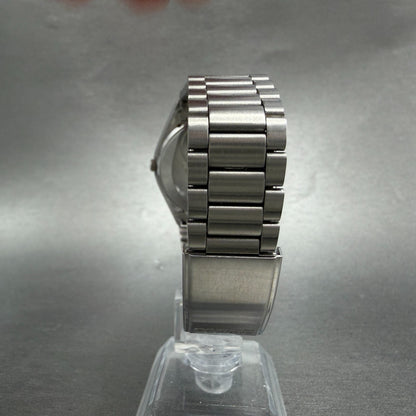 Seiko King Quartz Watch Men 36mm Silver Dial Steel Daydate 4823-8000 New Battery7
