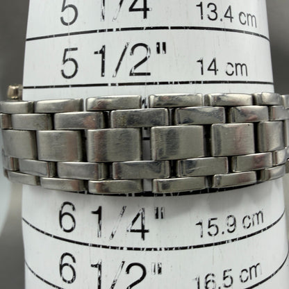 Seiko Watch Women 26mm Cream Dial Silver Tone Round V700-6K99 New Battery VTG10