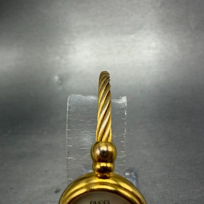 Gucci Watch Women 20mm MOP Dial Gold Plated Round Vintage 2700L New Battery4