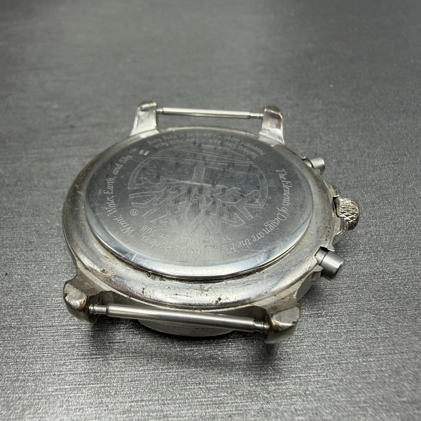 Timberland Chronograph Watch Men 41mm Gray Dial Silver Tone Round New Battery9